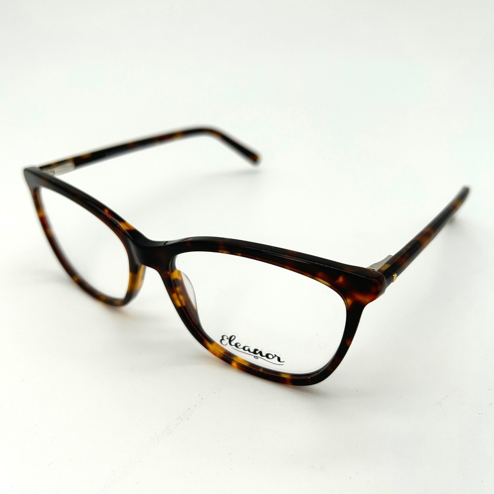 Womens Eyeglasses Frames Eleanor Elsa Size 55-15-140 Tortoise Brown Cat Eye NEW